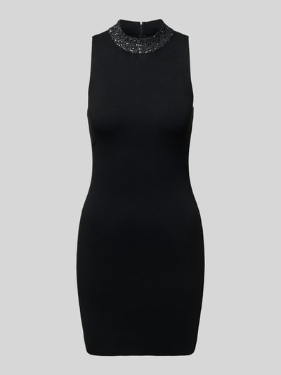 Mango Minikleid aus Viskose-Mix mit Pailletten Modell 'BALERINA' Black 2