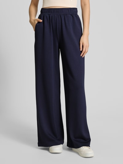 mbyM Wide leg stoffen broek met steekzakken, model 'Asaka' Marineblauw - 4