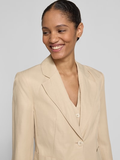 Someday Blazer met reverskraag, model 'Noraja' Zand - 3