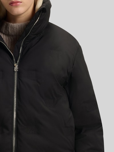 HUGO Kurtka pikowana o kroju regular fit ze stójką Czarny 6