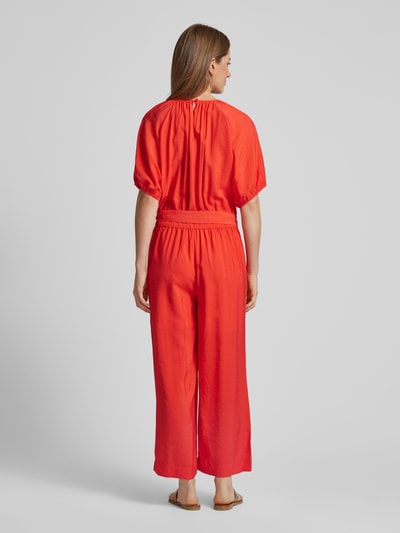 s.Oliver RED LABEL Jumpsuit met strikceintuur Koraal - 5