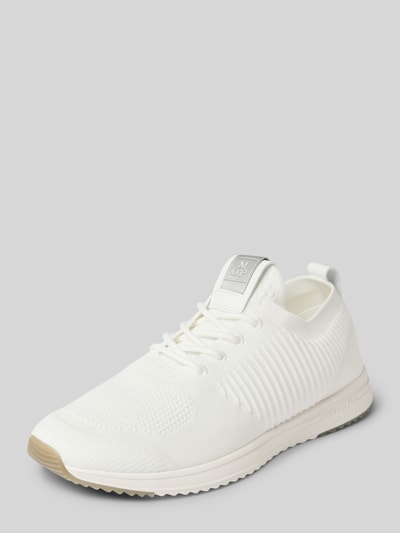 Marc O'Polo Low Top Sneaker mit Stretch-Bündchen Weiss 1