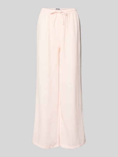 Produktfoto, Pyjama Pants mit elastischem Bund von Review in zartem Rosa, Loose Fit, sichtbarer Kordelzug, strukturierte Oberfläche