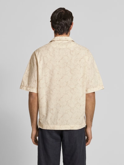 BOSS Orange Relaxed fit vrijetijdsoverhemd met 1/2-mouwen, model 'Lapisy' Zand - 5