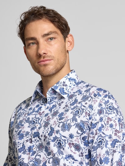 ETERNA Modern fit zakelijk overhemd met knoopsluiting Wit - 3