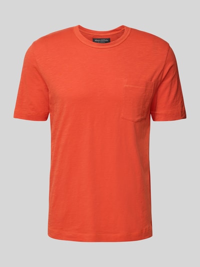 Marc O'Polo Regular Fit T-Shirt aus reiner Baumwolle Orange 2