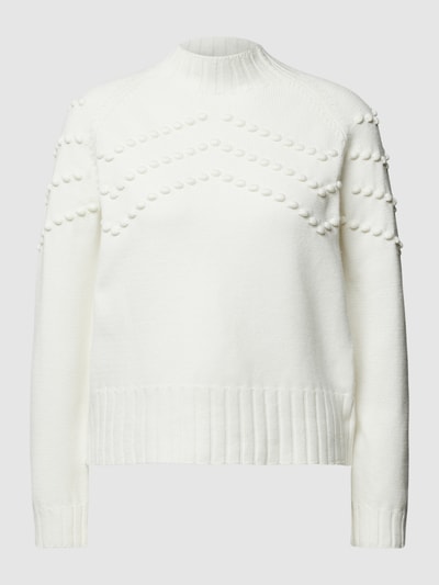 More & More Gebreide pullover met siergarnering Offwhite - 2