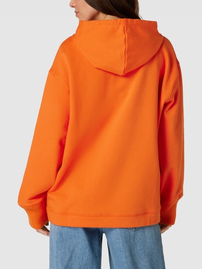 Herzensangelegenheit Hoodie met labelapplicatie Oranje - 5