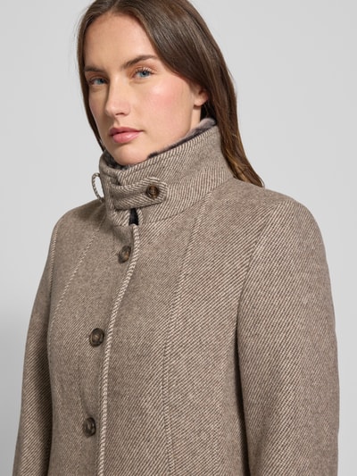 Cinque Płaszcz z listwą guzikową model ‘ASTRALA’ Beżowy melanż 3