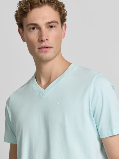 s.Oliver RED LABEL Regular Fit T-Shirt aus reiner Baumwolle Tuerkis 3