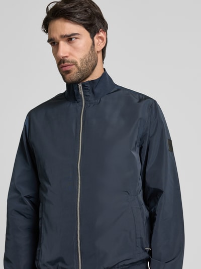 Matinique Blouson met strookzakken, model 'hardron' Marineblauw - 3