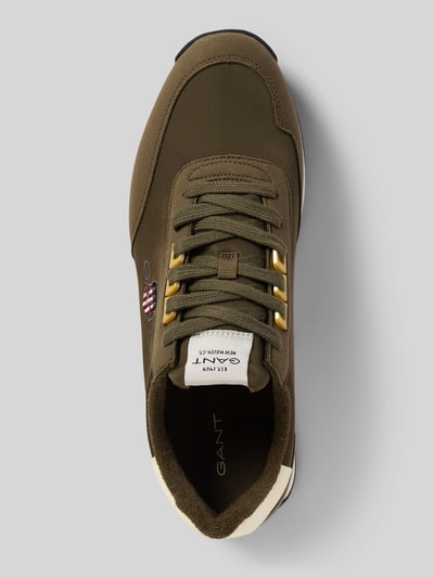Gant Sneakersy z wyhaftowanym logo model ‘Garold’ Oliwkowy 3