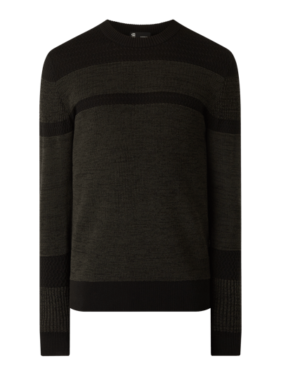 G-Star Raw Pullover van biologische katoen  Zwart - 2