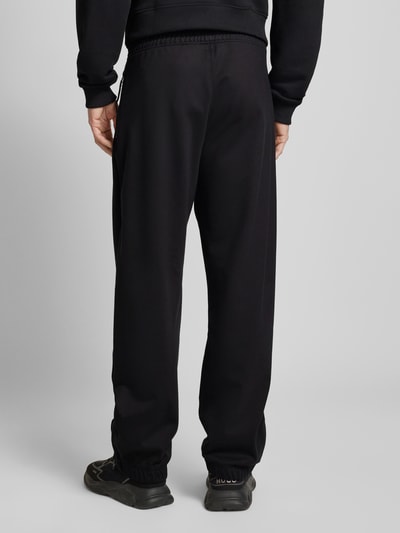 HUGO Sweatpants met elastische band, model ‘Detechtros’ Zwart - 5