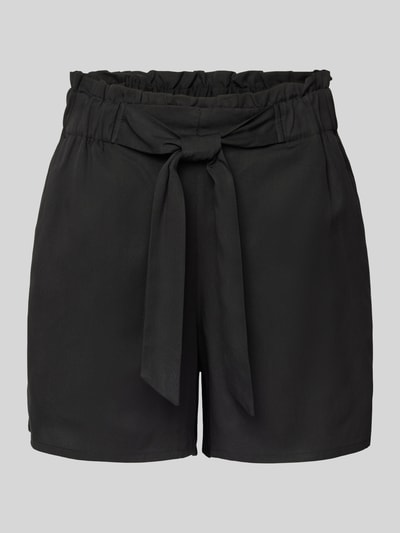 Tom Tailor Denim Shorts aus Lyocell mit Bindegürtel Black 2