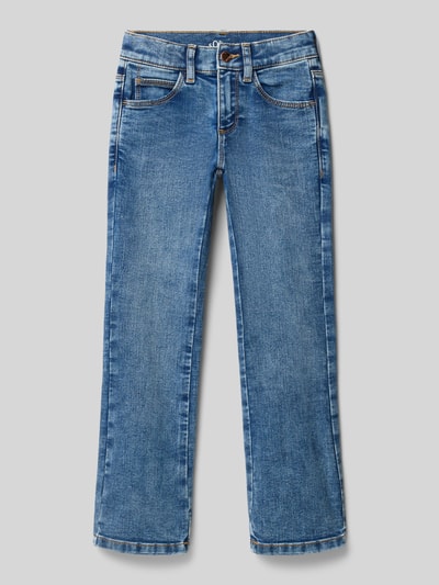 s.Oliver RED LABEL Jeansy z poszerzaną nogawką z mieszanki bawełny model ‘BETSY’ Niebieski 1