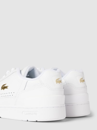 Lacoste Sneakersy ze skóry z detalami z logo model ‘CLIP’ Biały 2