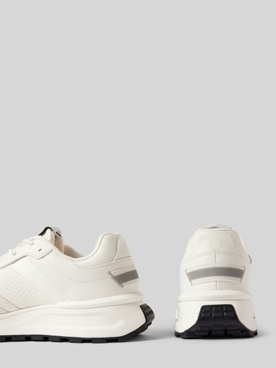 Marc O'Polo Low Top Sneaker aus Rindleder und Mesh Offwhite 2