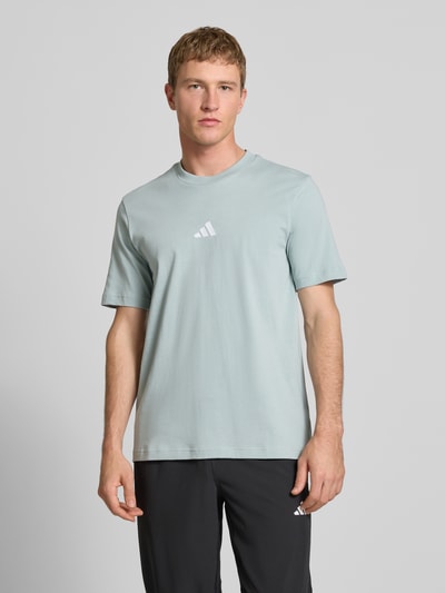 adidas Sportswear T-Shirt mit Logo und Rundhalsausschnitt Mint 4