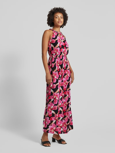 Vila Maxi-jurk met bloemenprint, model 'MESA' Felroze - 1