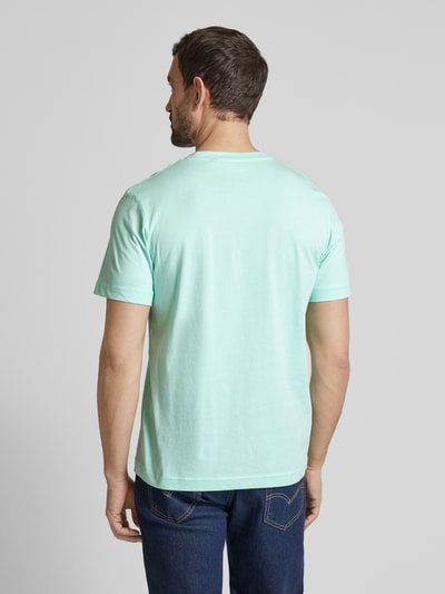 Tom Tailor Regular fit T-shirt van puur katoen Lichtturquoise - 5