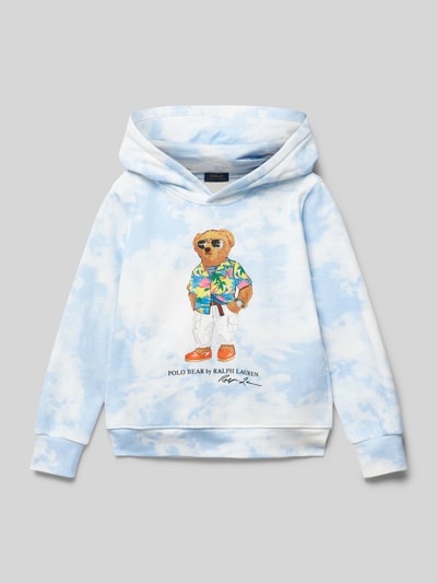 Polo Ralph Lauren Kids Hoodie mit Motiv-Print Blau 1