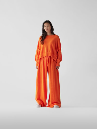 Maison Flaneur Hose aus Kaschmir Orange 1