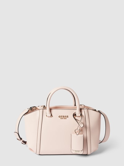 GUESS Handtasche mit Label-Applikation in metallic Modell 'LEIE' Rose 2