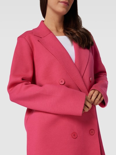 Milano Italy Blazer mit Reverskragen Modell 'DOUBLE BUTTONED BLAZER' Pink 3