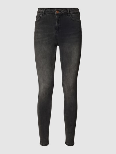 Review Skinny Jeans im Washed-Look Black 2