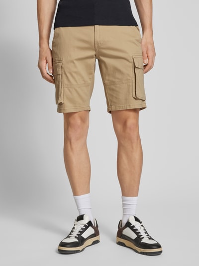 Only & Sons Regular Fit Bermudas aus Baumwoll-Mix Modell 'CAM STAGE' Beige 4