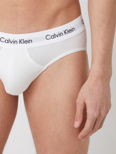 Calvin Klein Underwear Slips aus Baumwoll-Mix im 3er-Pack Weiss 6