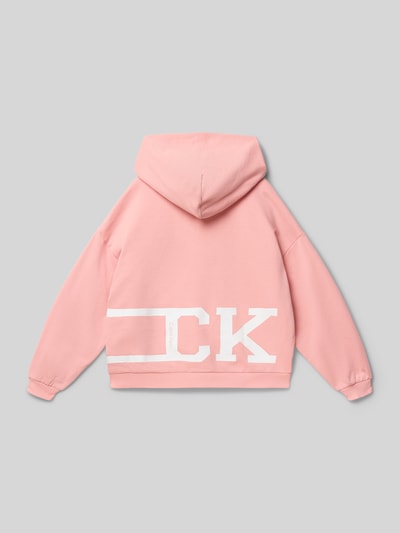 Calvin Klein Jeans Regular Fit Hoodie aus reiner Baumwolle Rosa 3
