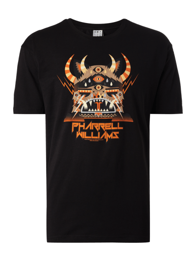 Amplified T-Shirt mit Print Black 1