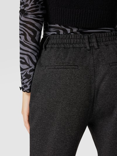 Christian Berg Woman Jogpants mit Allover-Muster Schwarz 3