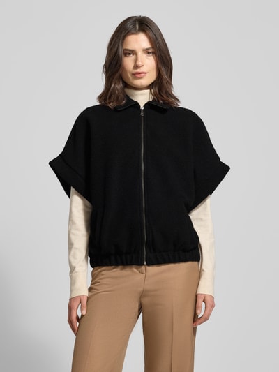 Emily Van den Bergh Kurtka z mieszanki wełny ze stójką Czarny 4