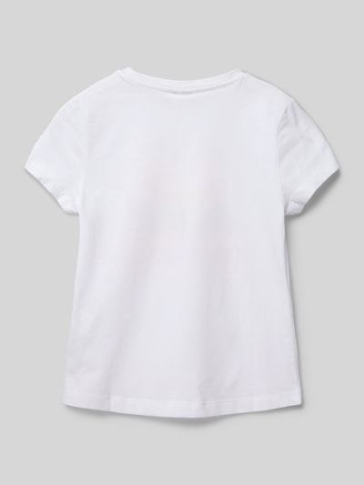 s.Oliver RED LABEL T-Shirt mit Motiv-Print Weiss 3