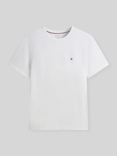 Tommy Hilfiger regular fit T-shirt van puur katoen Wit - 2