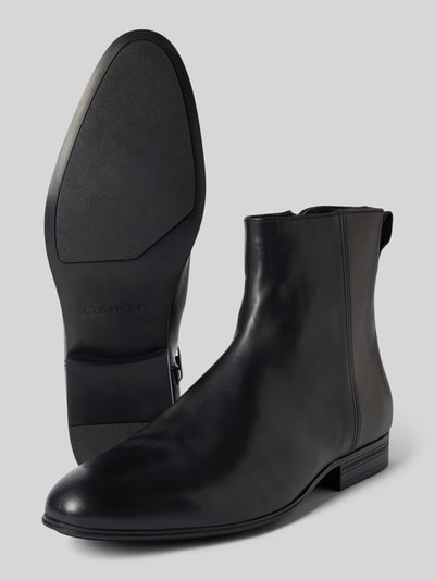 CK Calvin Klein Leren boots met ritssluiting Zwart - 4