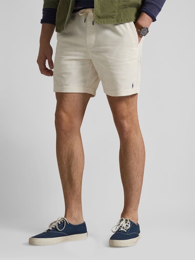 Polo Ralph Lauren Regular Fit Shorts aus Kordsamt Offwhite 4