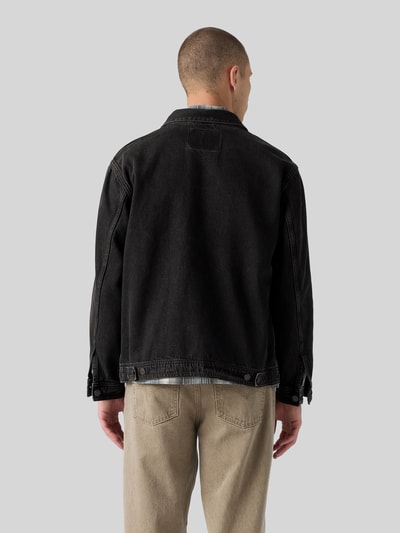 Levi's® Regular Fit Jeansjacke aus reiner Baumwolle Black 5