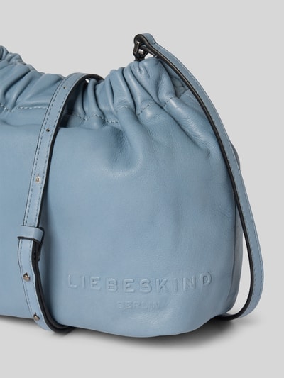 LIEBESKIND BERLIN Handtas met labeldetail, model 'CLOUD' Rookblauw - 3