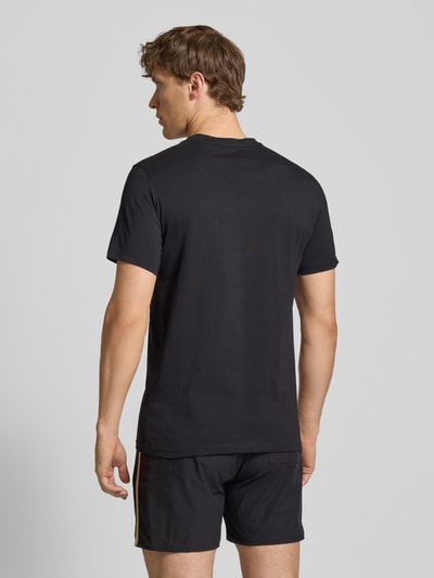 BOSS T-shirt met labelprint Zwart - 5
