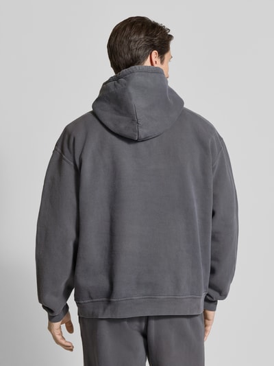 American Vintage Hoodie aus Baumwolle Modell 'PLIZZY' Hellgrau 5