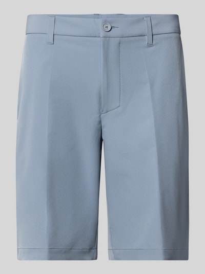 BOSS Green Slim Fit Chinoshorts mit Gürtelschlaufen Rauchblau 2