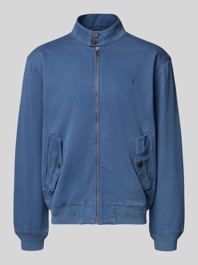 Polo Ralph Lauren Regular fit Windbreaker met opstaande kraag en labelstitching Koningsblauw - 2