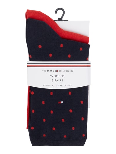 Tommy Hilfiger Sokken met stretch per 2 paar  Rood - 2