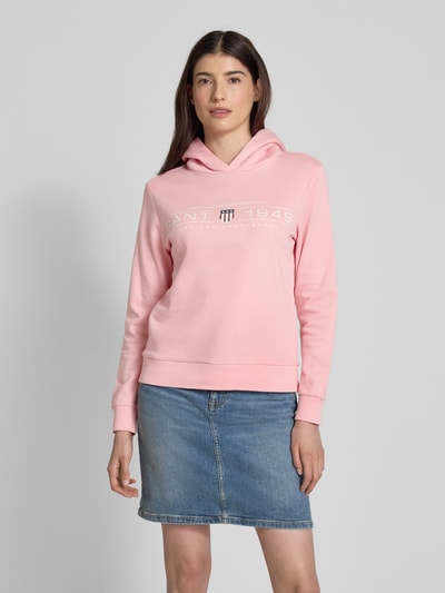 Gant Hoodie mit Kapuze Pink 4