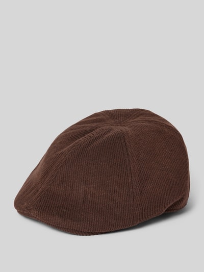 Müller Headwear Schiebermütze aus Cord Mittelbraun 1