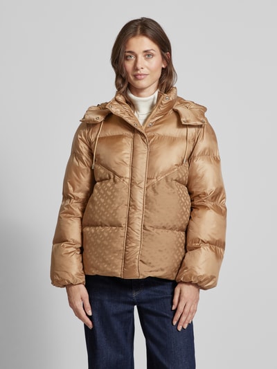 BOSS Steppjacke mit Kapuze Modell 'Pollimo' Camel 4